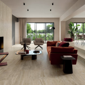 HONEY VEIN 160X320, 60X120 + MATERIA TRAVERTINO NAVONA 160X320 12 MM +X20 HONEY VEIN 60X90 20 MM