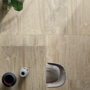 ONEY VEIN 60X120 + MATERIA TRAVERTINO NAVONA 160X320 12 MM